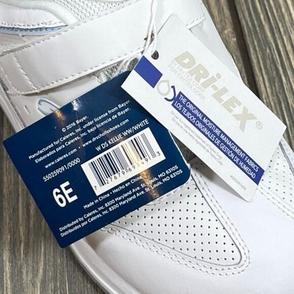 Dr Scholls Women Kellie Therapeutic Shoes Sneakers White Wide Sz 6 E Hook & Loop - Picture 6 of 9